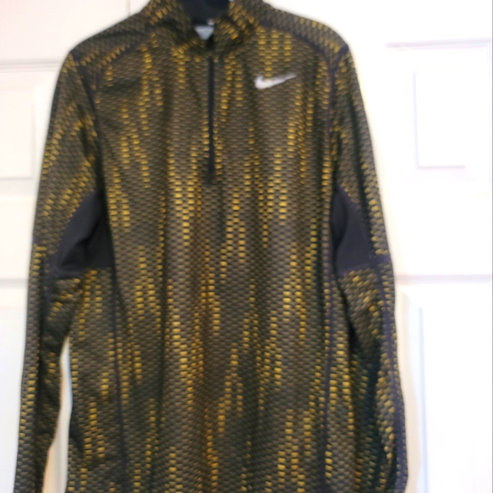 Nike long sleeve dri fit zip up